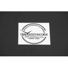 Hardrace Fuel Cap Sticker- Black Accessory Sticker Car Sticker Hardrace P0031-001-1