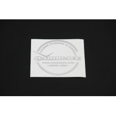 Hardrace Fuel Cap Sticker- Silver Accessory Sticker Car Sticker Hardrace P0031-001