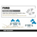 Проставка заниженного Ford Focus MK4 2018- Hardrace Q0551