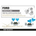 Проставка заниженного Ford Focus MK4 2018- Hardrace Q0707