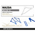 Распорка середины кузова Mazda MX-5 Miata 4th ND 2015- Hardrace Q0715
