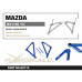 Распорка задняя нижняя Mazda MX-5 Miata 4th ND 2015- Hardrace Q0716