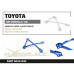Toyota Corolla/Altis/Auris GR GZEA14 2022- Средняя нижняя четырёхточечная распорка Hardrace Q1433