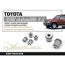 Toyota Tacoma 1st/Prerunner / 4Runner 3rd N180 / Land Cruiser Prado J90 сайлентблоки переднего нижнего рычага Hardrace Q1639 Toyota Tacoma 1st/Prerunner / 4Runner 3rd N180 / Land Cruiser Prado J90 сайлентблоки переднего нижнего рычага Hardrace Q1639