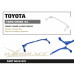 Toyota Yaris Cross AC200 2023- (Asia-Spec) Передняя нижняя четырёхточечная распорка Hardrace Q1331