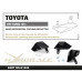 Toyota Yaris / Vitz 4th GR GXPA16/MXPA12 2020+ Дефлектор охлаждения заднего редуктора Hardrace Q1599