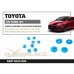 Toyota Yaris / Vitz 4th GR GXPA16/MXPA12 Проставки усиления переключателя передач Hardrace Q1065