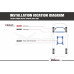 Усилитель кузова Toyota Prius Alpha ZVW40 Hardrace Q0955 Усилитель кузова Toyota Prius Alpha ZVW40 Hardrace Q0955