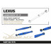 Задние нижние развальные рычаги Lexus LS 4th XF40 07–17 Hardrace 7676